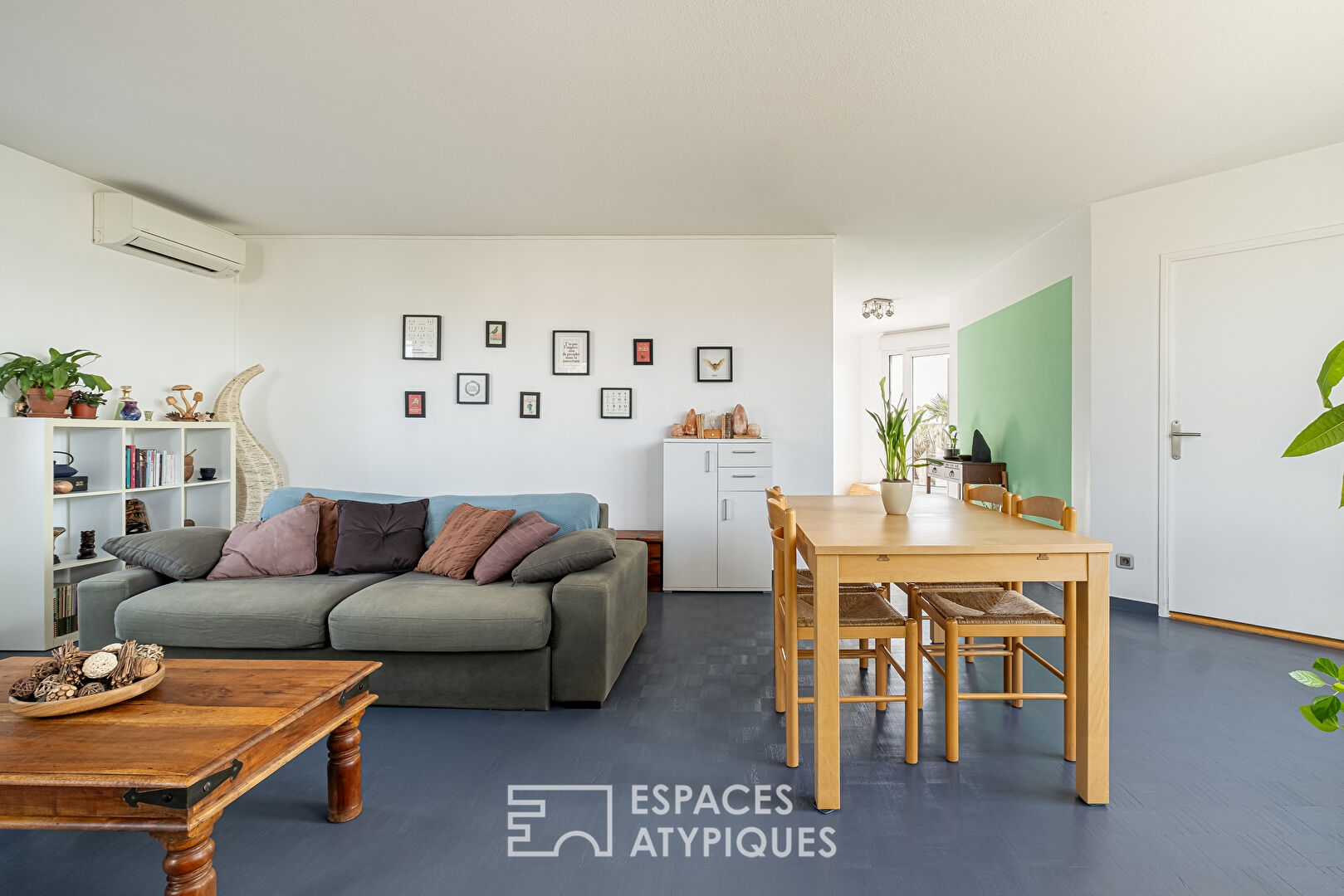 Appartement en Attique avec terrasse et vue imprenable à Lyon 8e