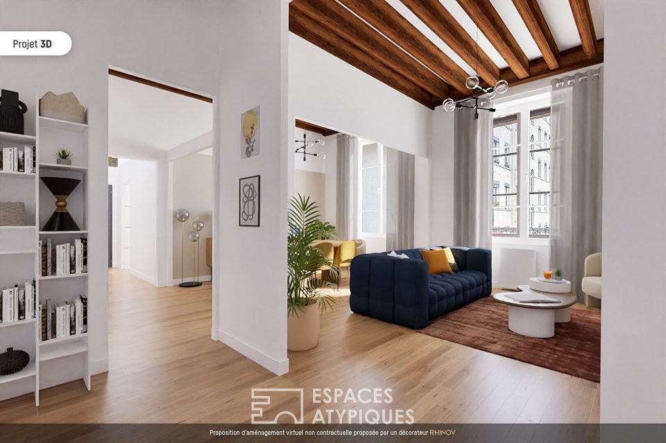 Appartement avec cachet en plein coeur du Quartier d'Ainay