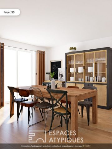 Loft with terrace and garage to renovate