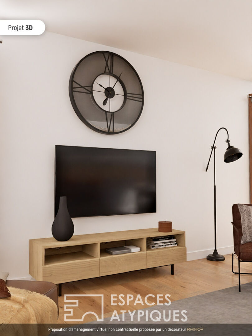 Loft with terrace and garage to renovate