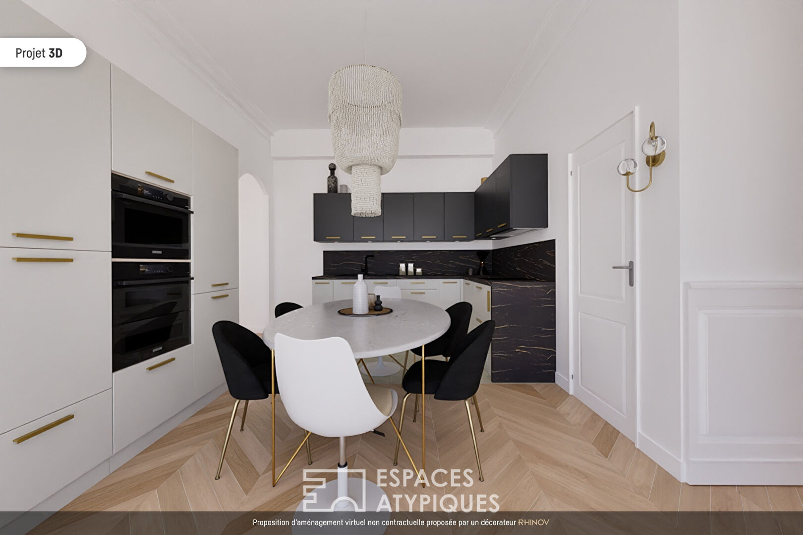 Magnifique appartement bourgeois à repenser en plein coeur du quartier d’Ainay