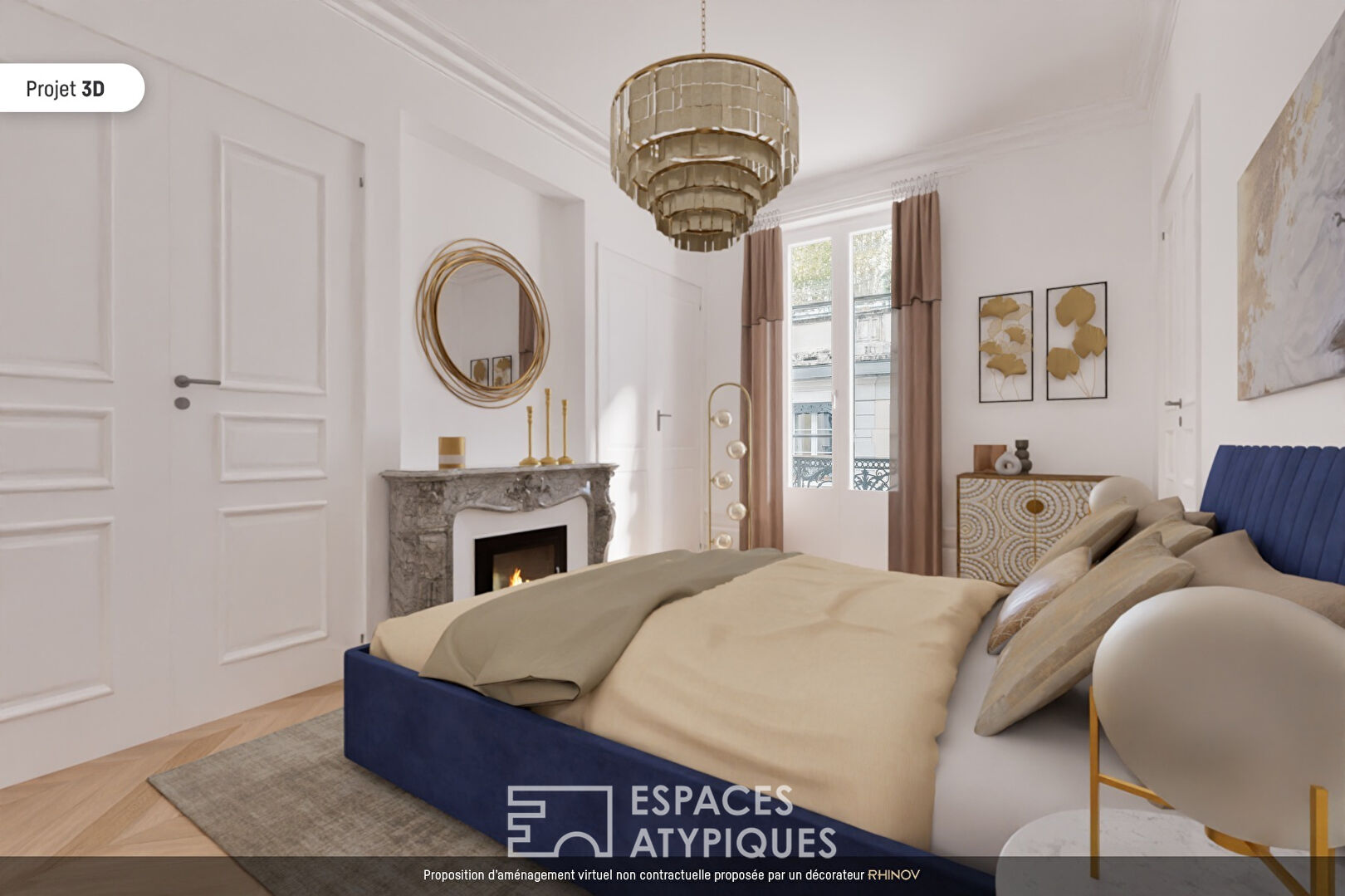 Magnifique appartement bourgeois à repenser en plein coeur du quartier d’Ainay