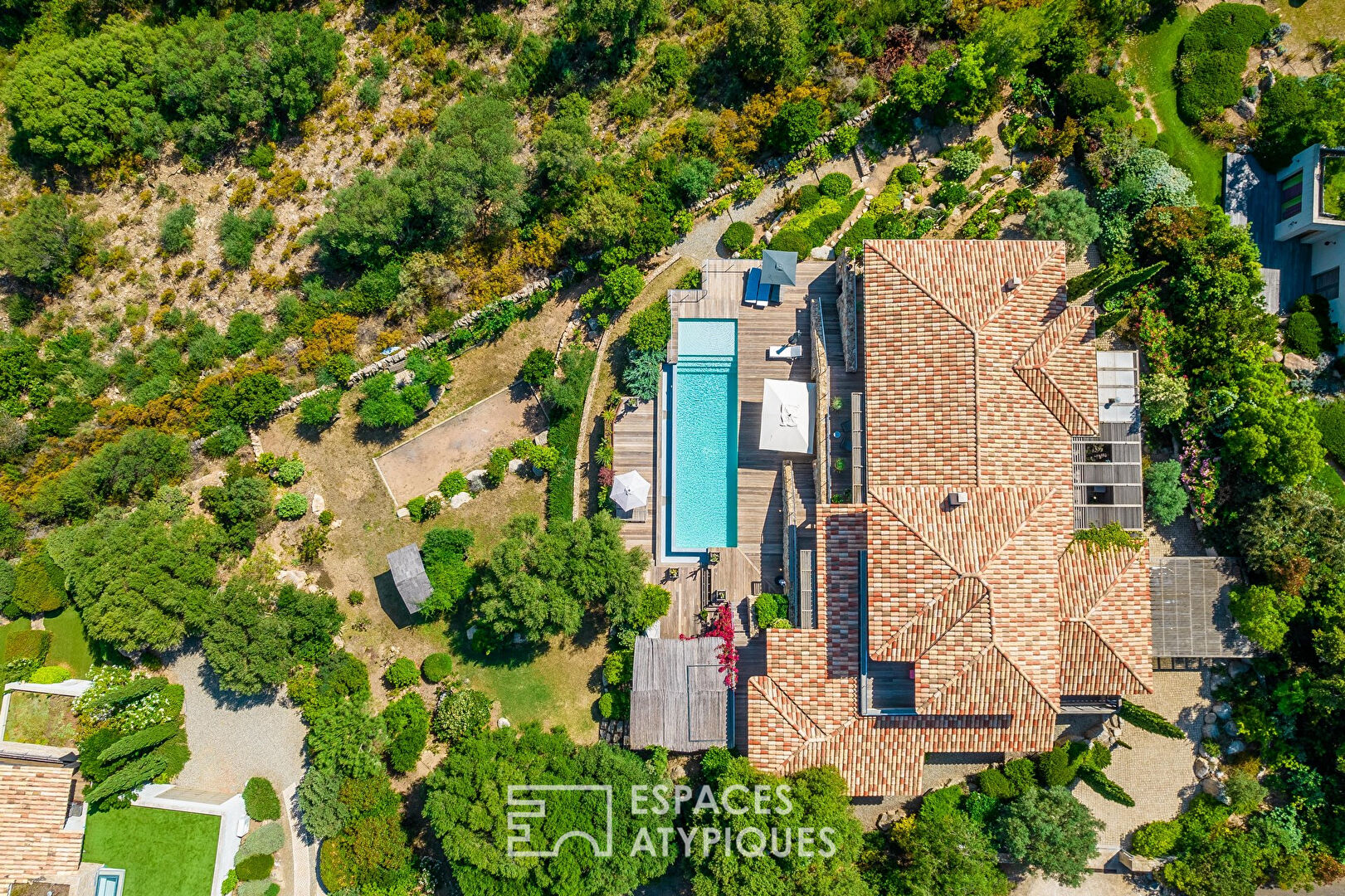 Maison contemporaine vue mer