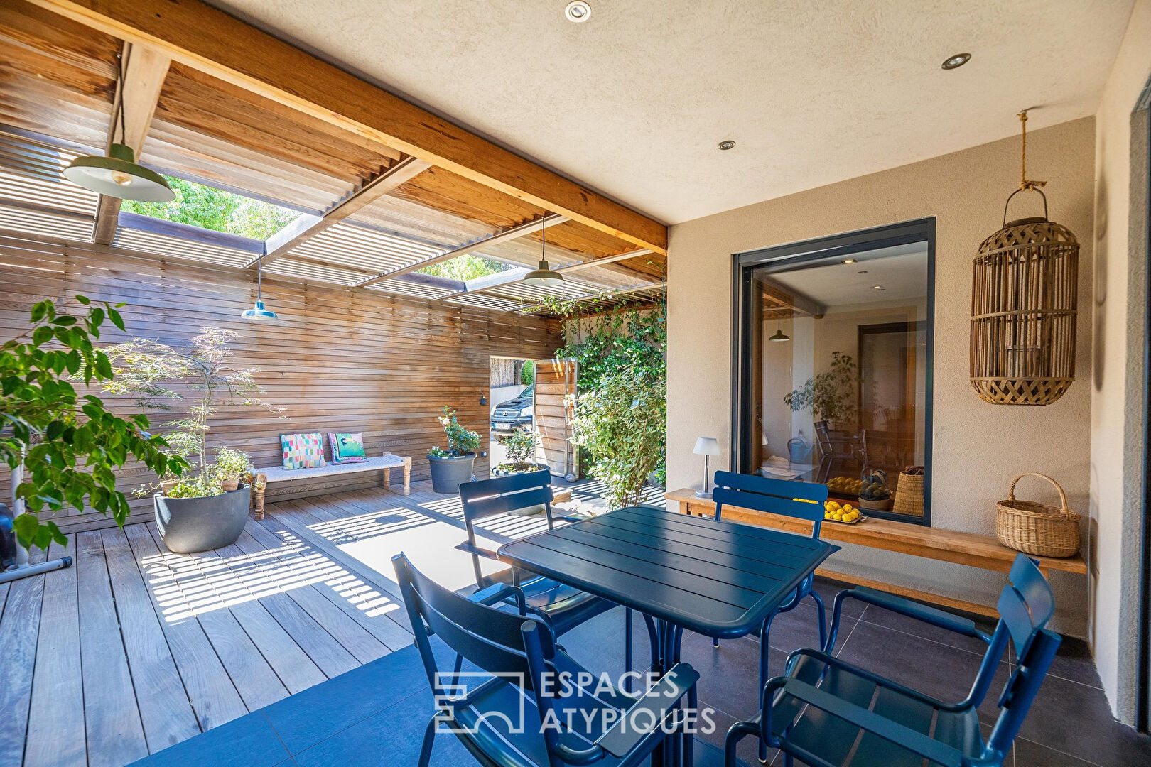Maison contemporaine vue mer