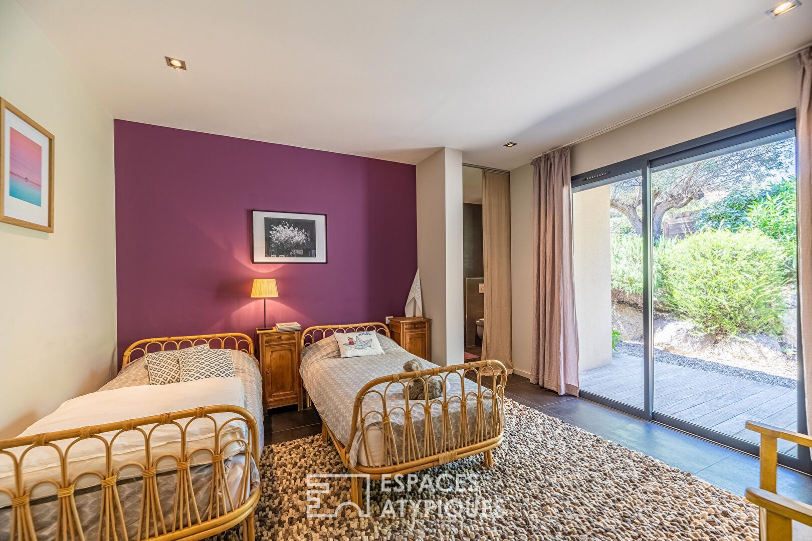 Maison contemporaine vue mer