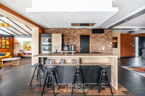 Villa contemporaine au coeur du village de Chaponnay