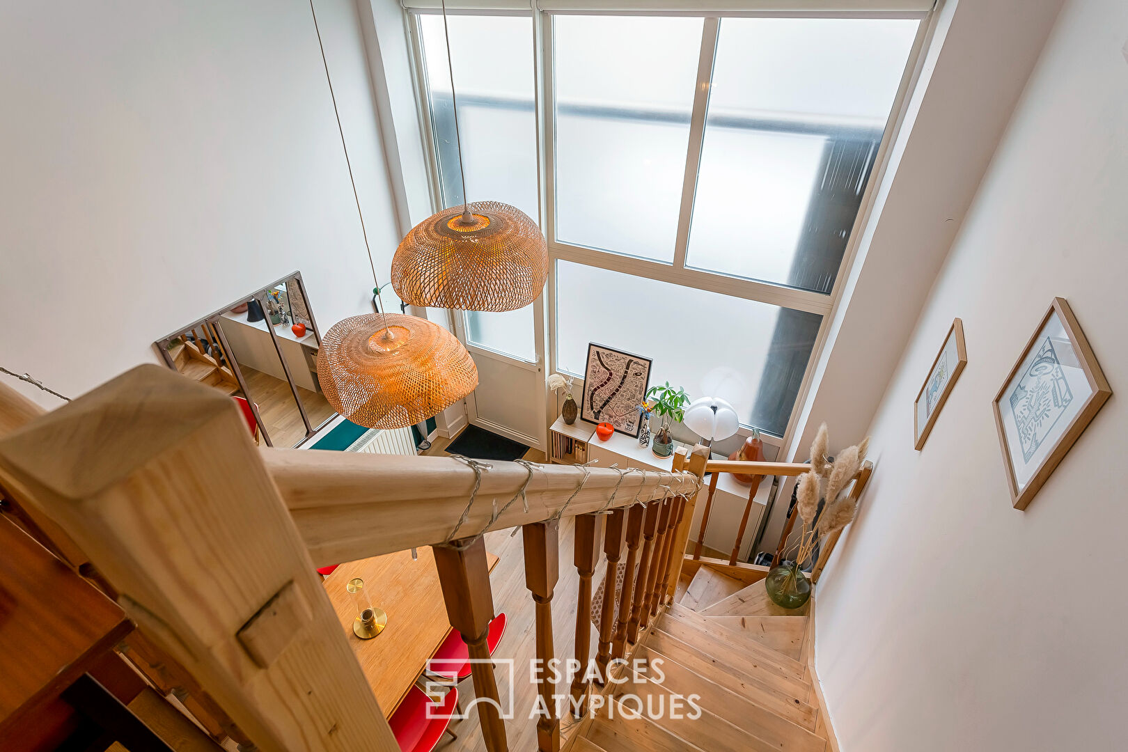 3-room loft-style apartment with terrace