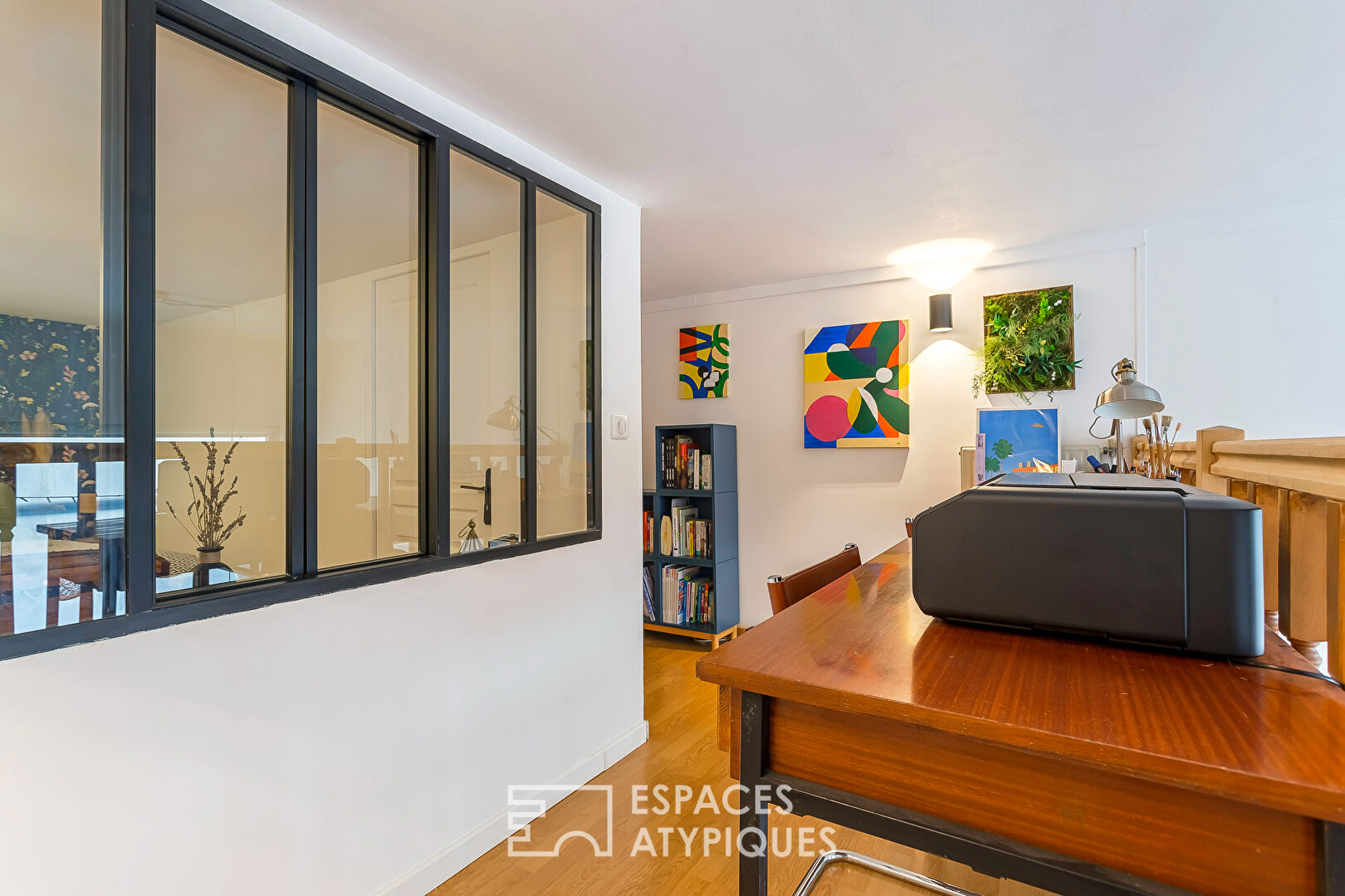 3-room loft-style apartment with terrace