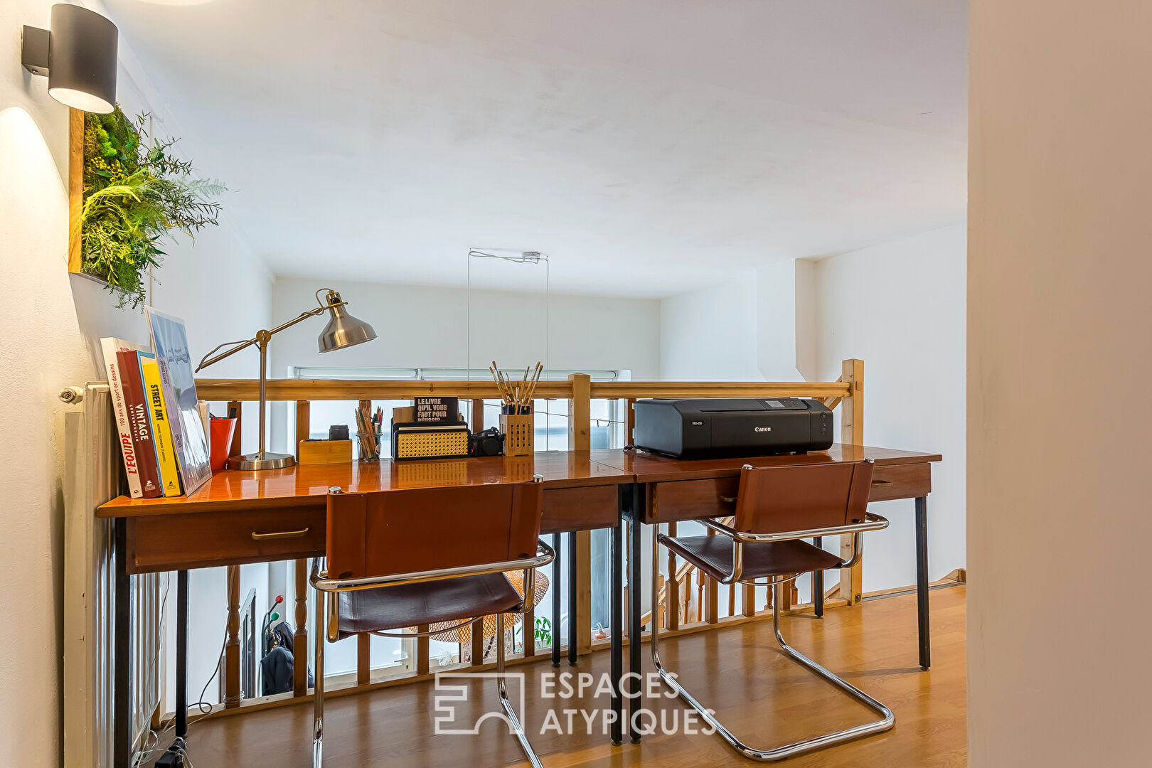 3-room loft-style apartment with terrace