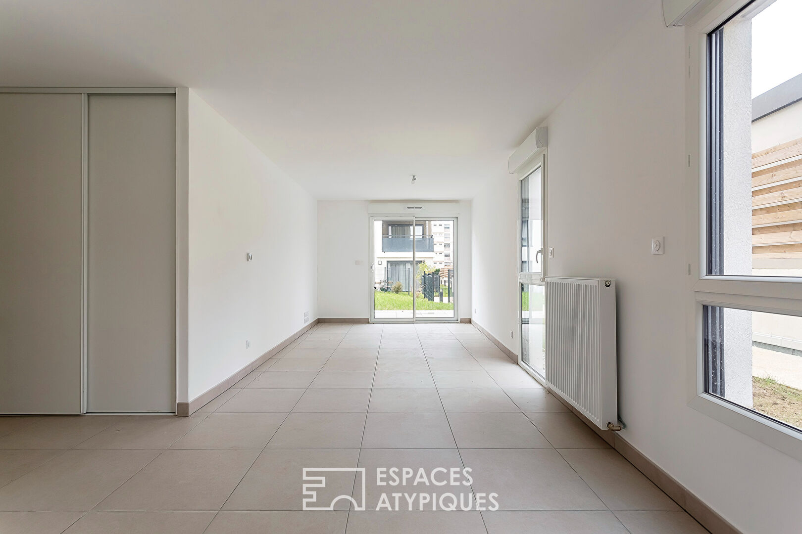 Rez-de-jardin contemporain en centre-ville