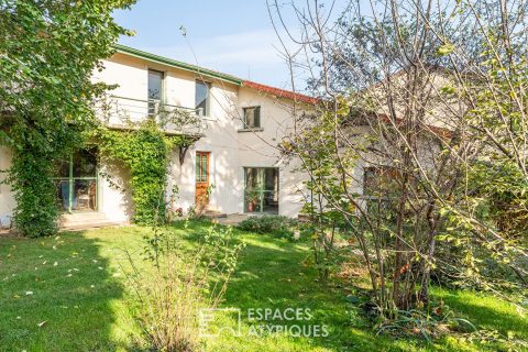 House with garden and outbuilding
