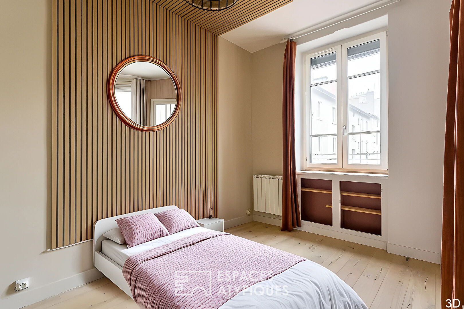 Old renovated 3-room apartment