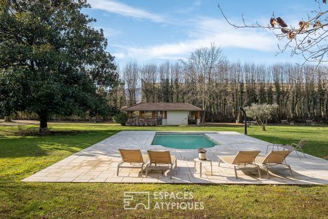 Maison 19e entièrement rénovée par architecte avec piscine