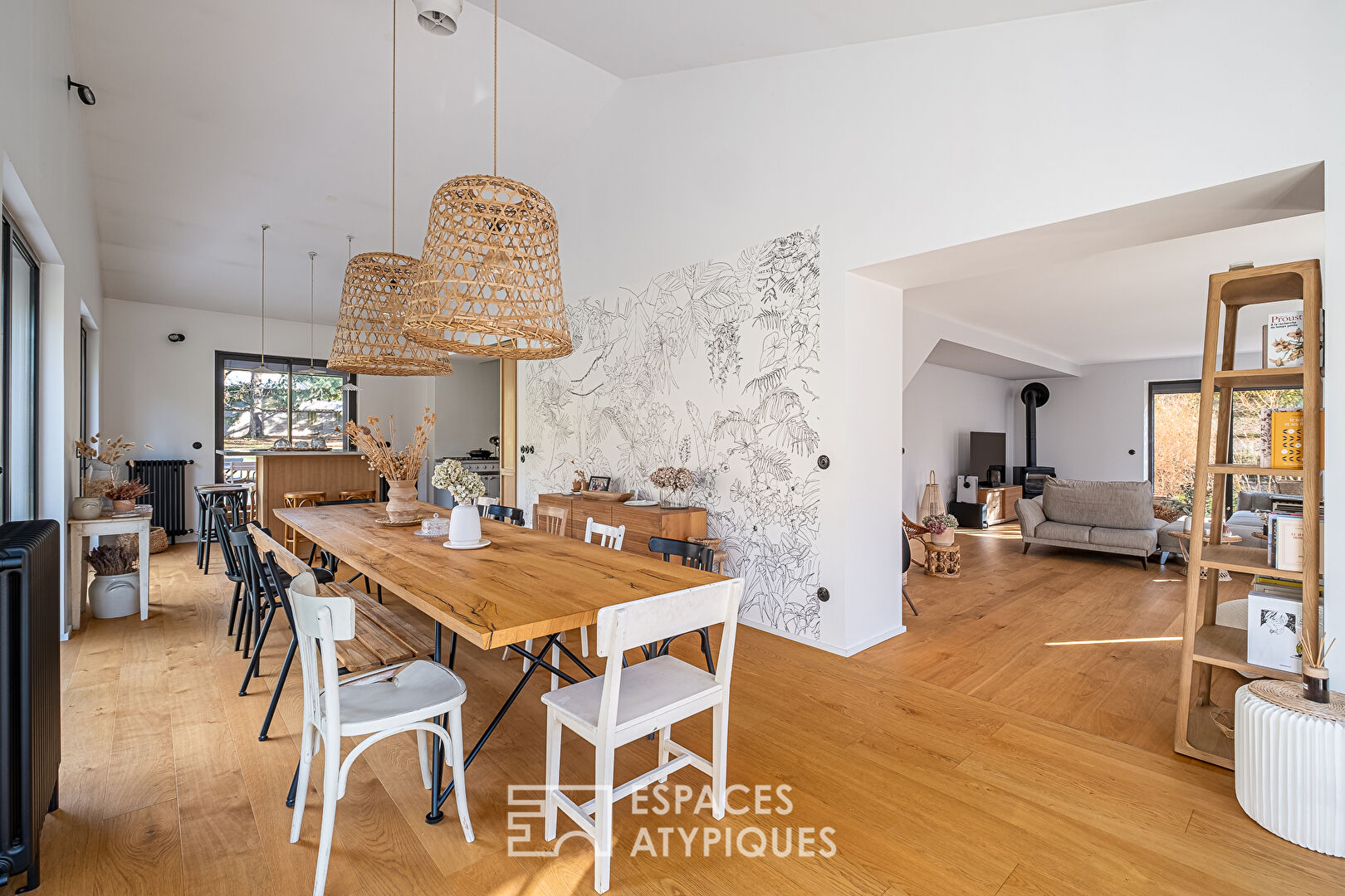 Maison 19e entièrement rénovée par architecte avec piscine