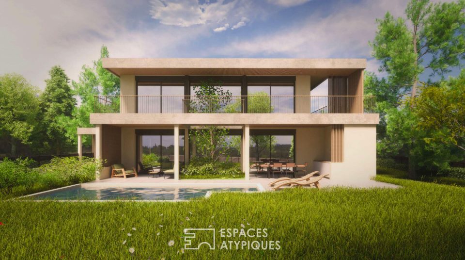 Projet de construction d'une maison contemporaine de 210m2 habitable à proximité du centre d'Ecully