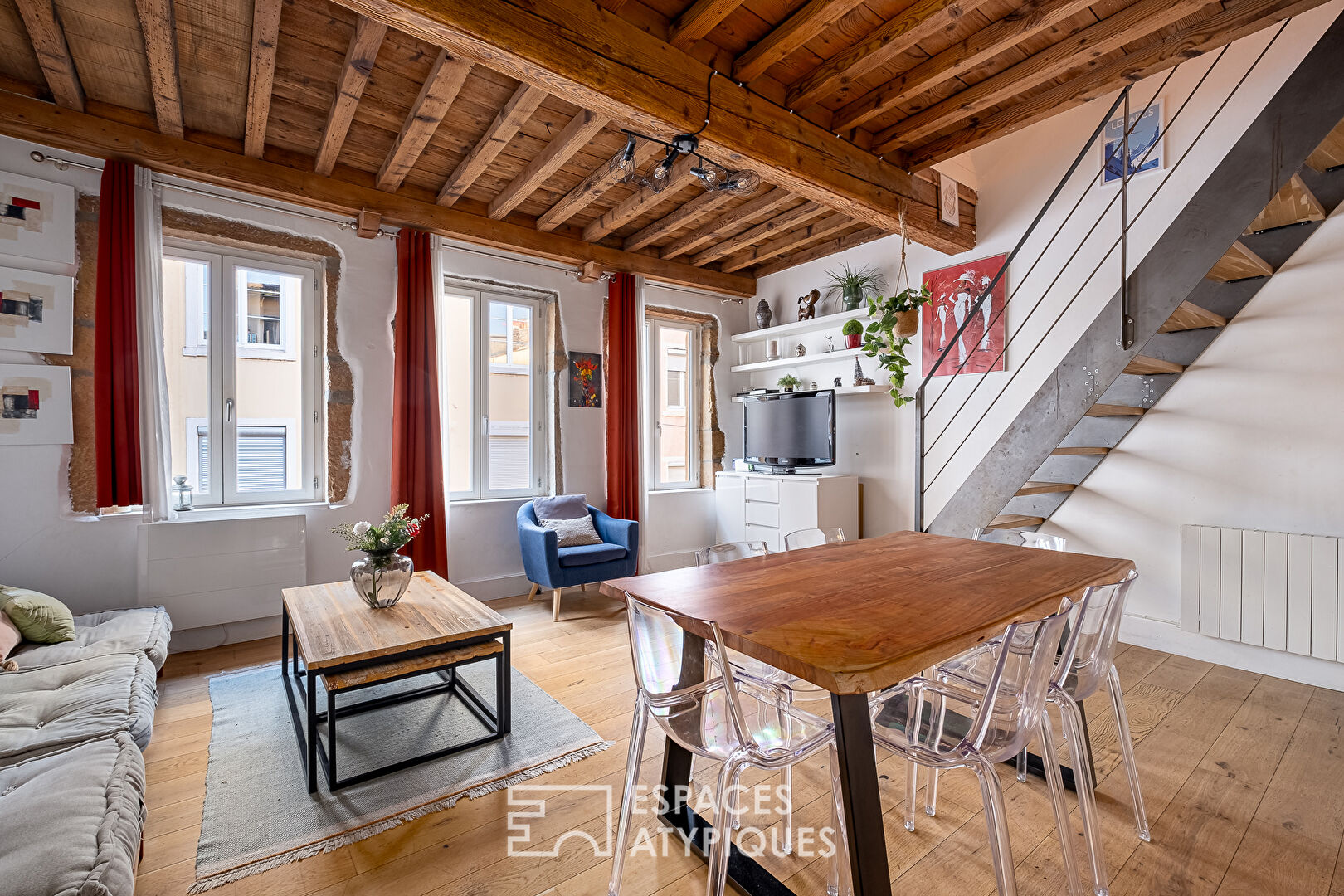 Duplex in the heart of Croix-Rousse