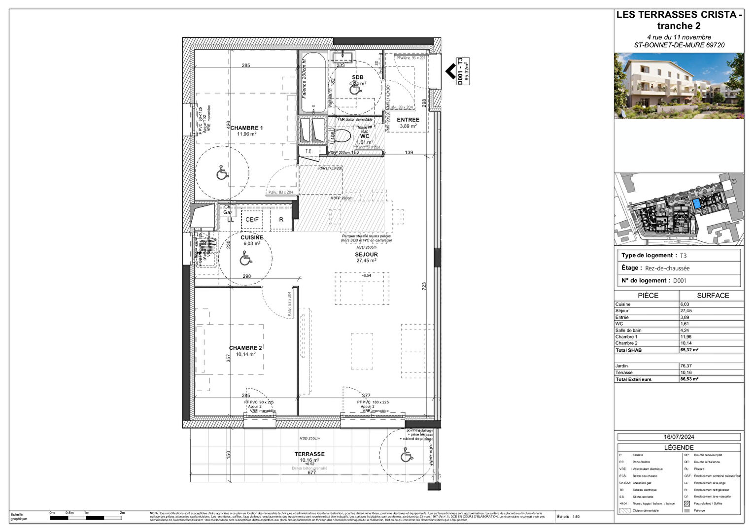 Appartement contemporain avec terrasse et jardin