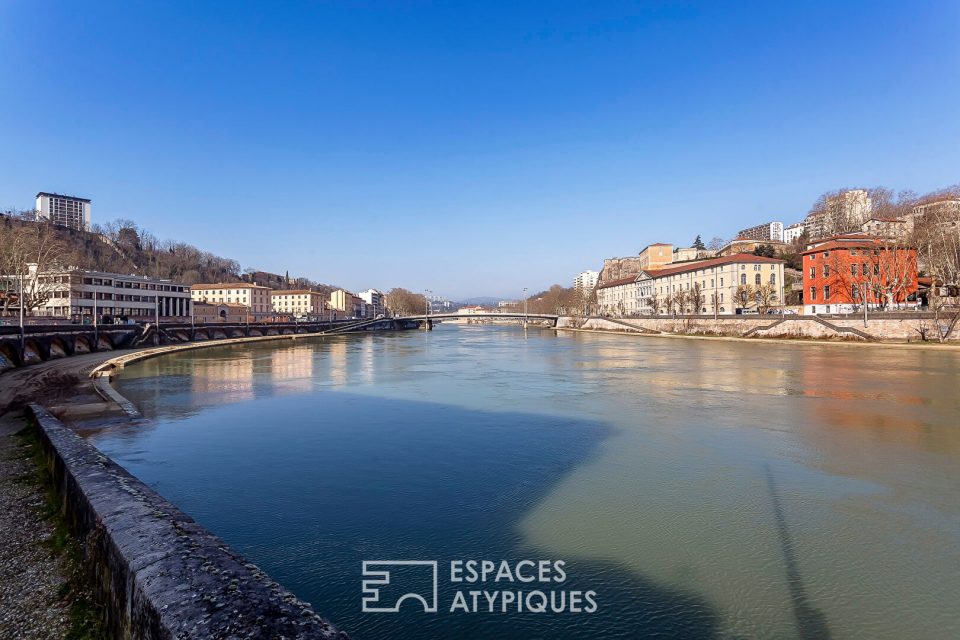 Appartement familial vue sur la saone