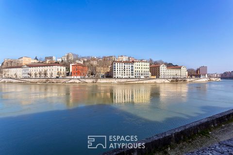 Appartement familial vue sur la saone