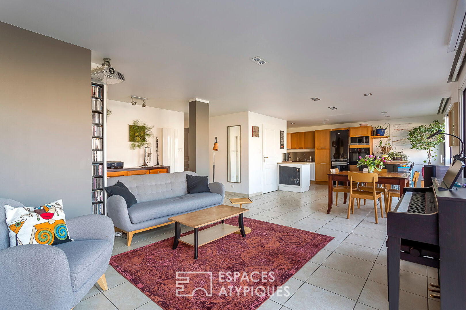Appartement familial vue sur la saone