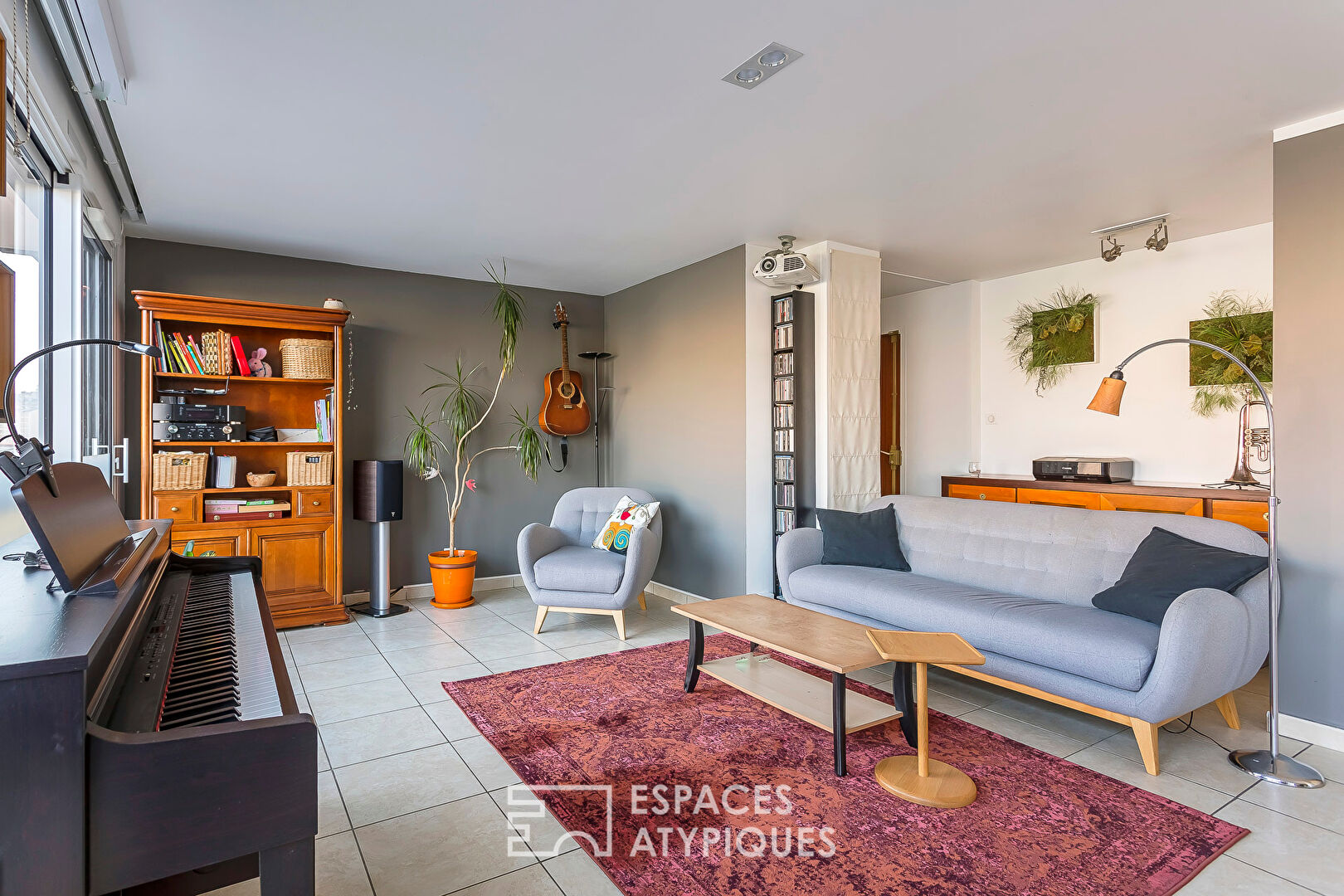 Appartement familial vue sur la saone