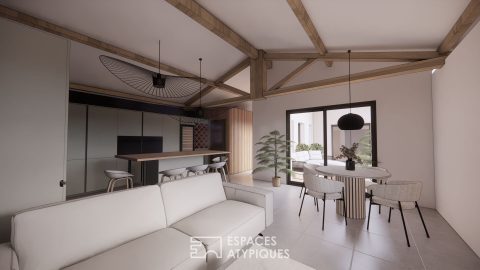 Exceptional top floor apartment