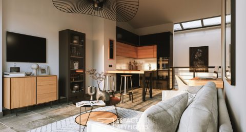 Appartement en souplex avec jardin en plein coeur de Montchat