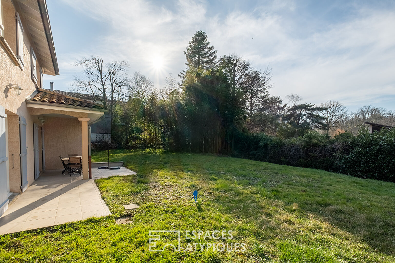 Maison en duplex avec jardin dans un cadre bucolique