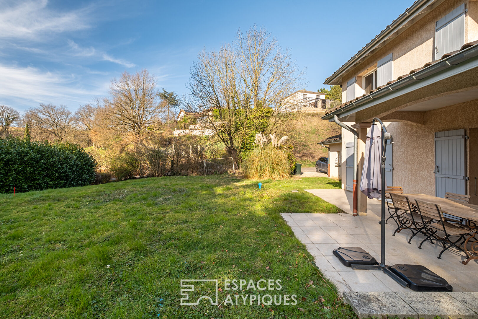 Maison en duplex avec jardin dans un cadre bucolique