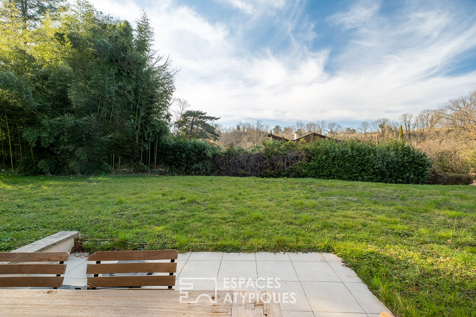 Maison en duplex avec jardin dans un cadre bucolique