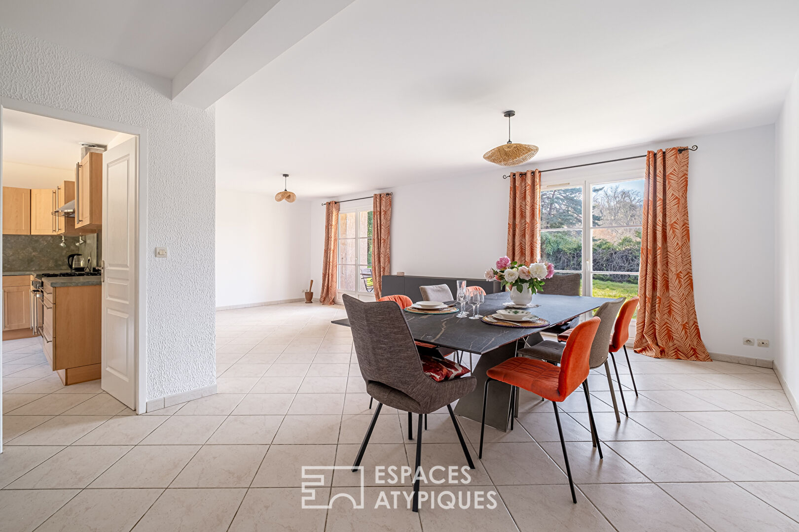 Maison en duplex avec jardin dans un cadre bucolique
