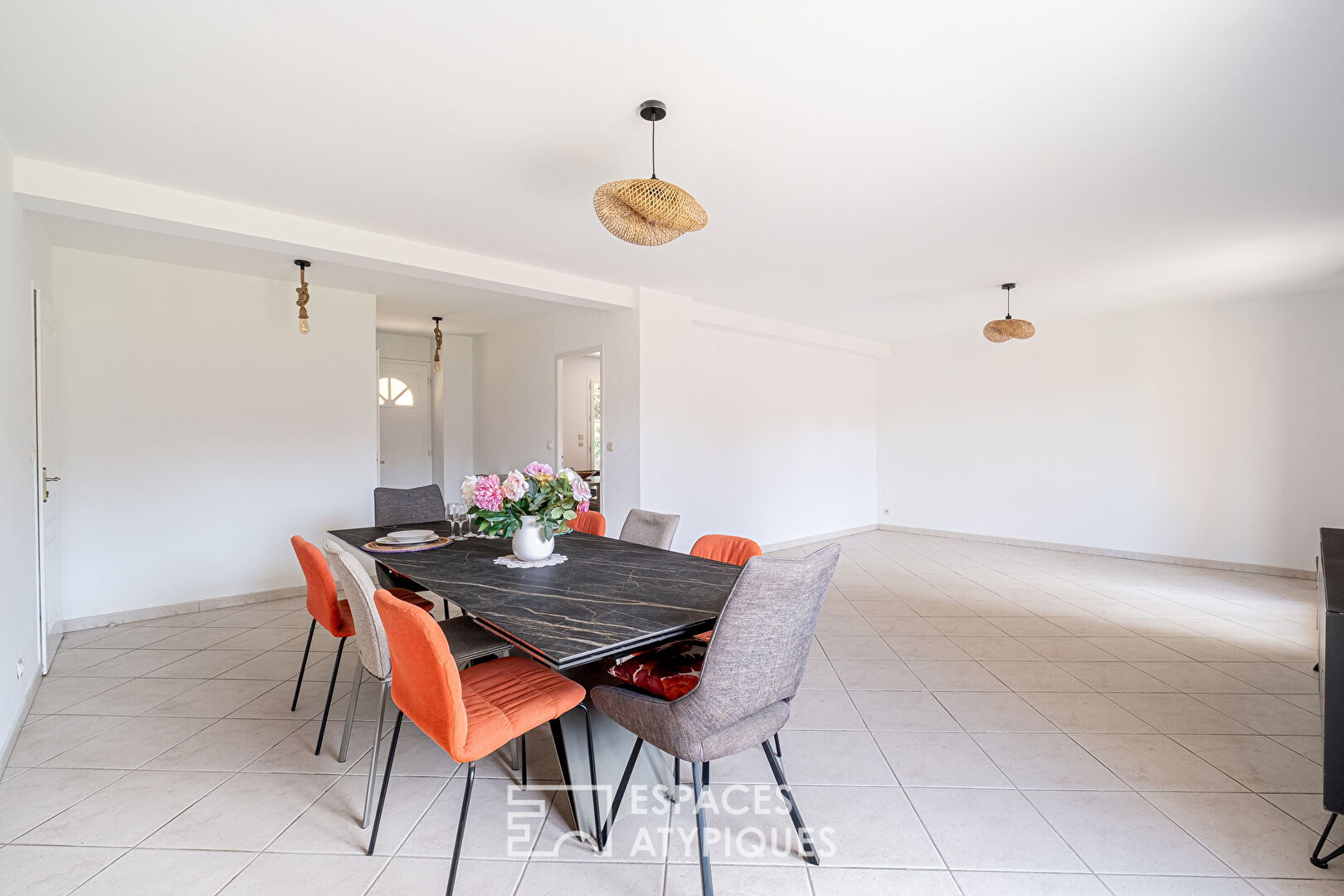 Maison en duplex avec jardin dans un cadre bucolique