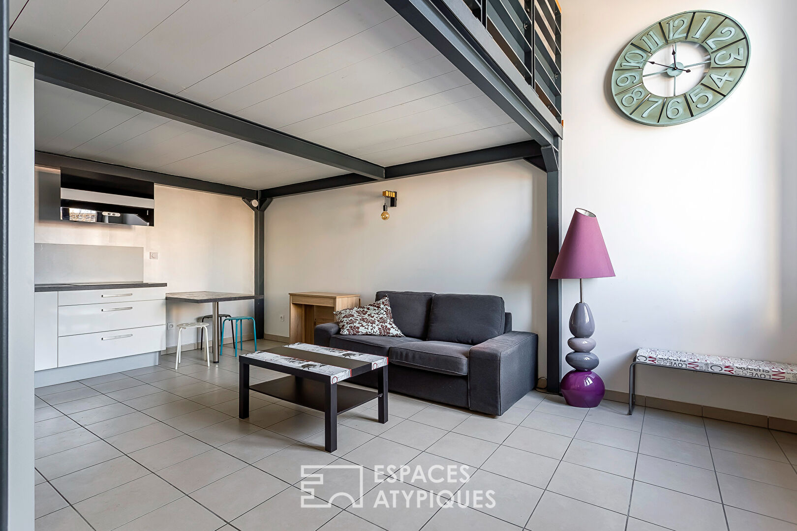 T2 rénové en duplex