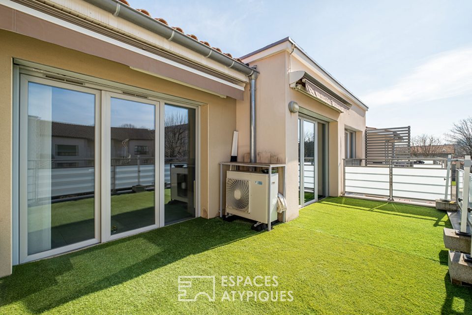 Appartement en dernière étage avec terrasse