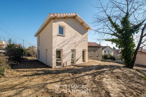 Maison neuve avec jardin piscinable