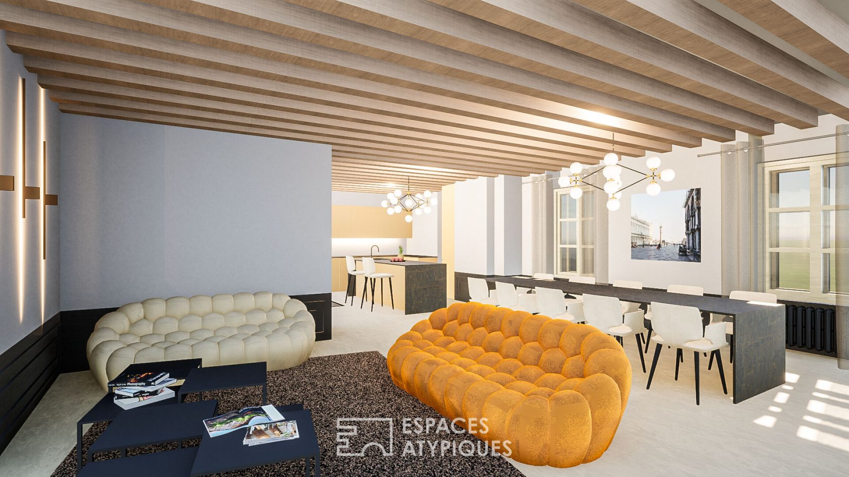 Rénovation complète d’une maison de caractère en pierres dorées avec piscine