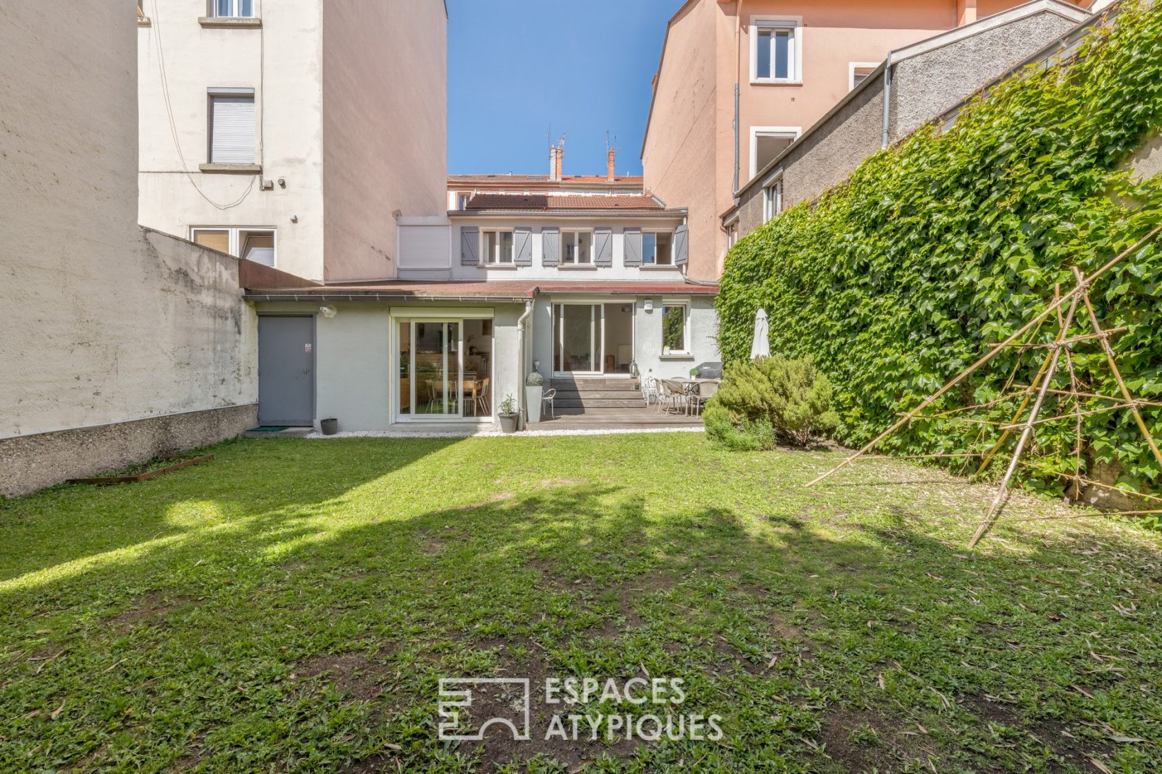 Maison loft avec jardin