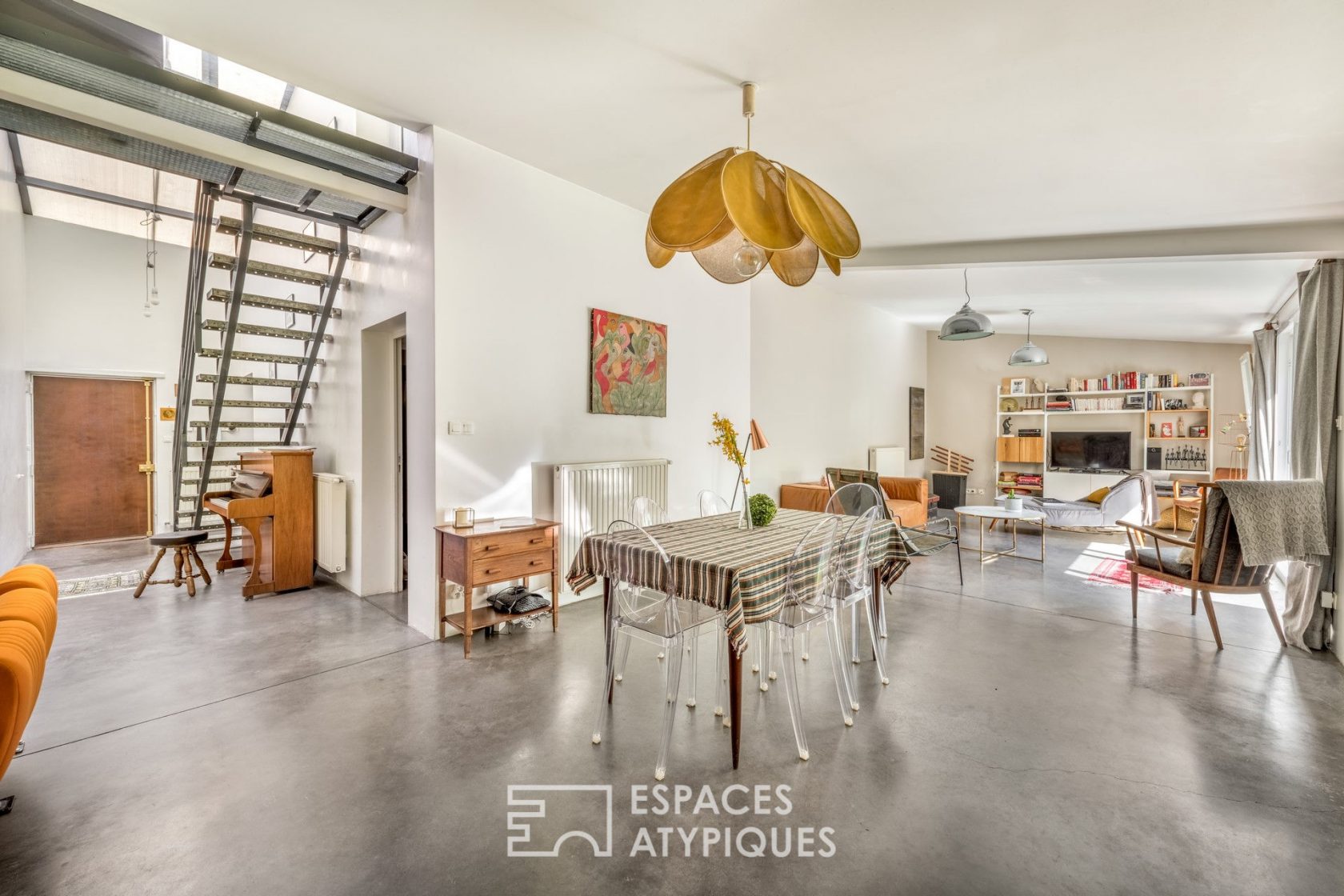 Maison loft avec jardin