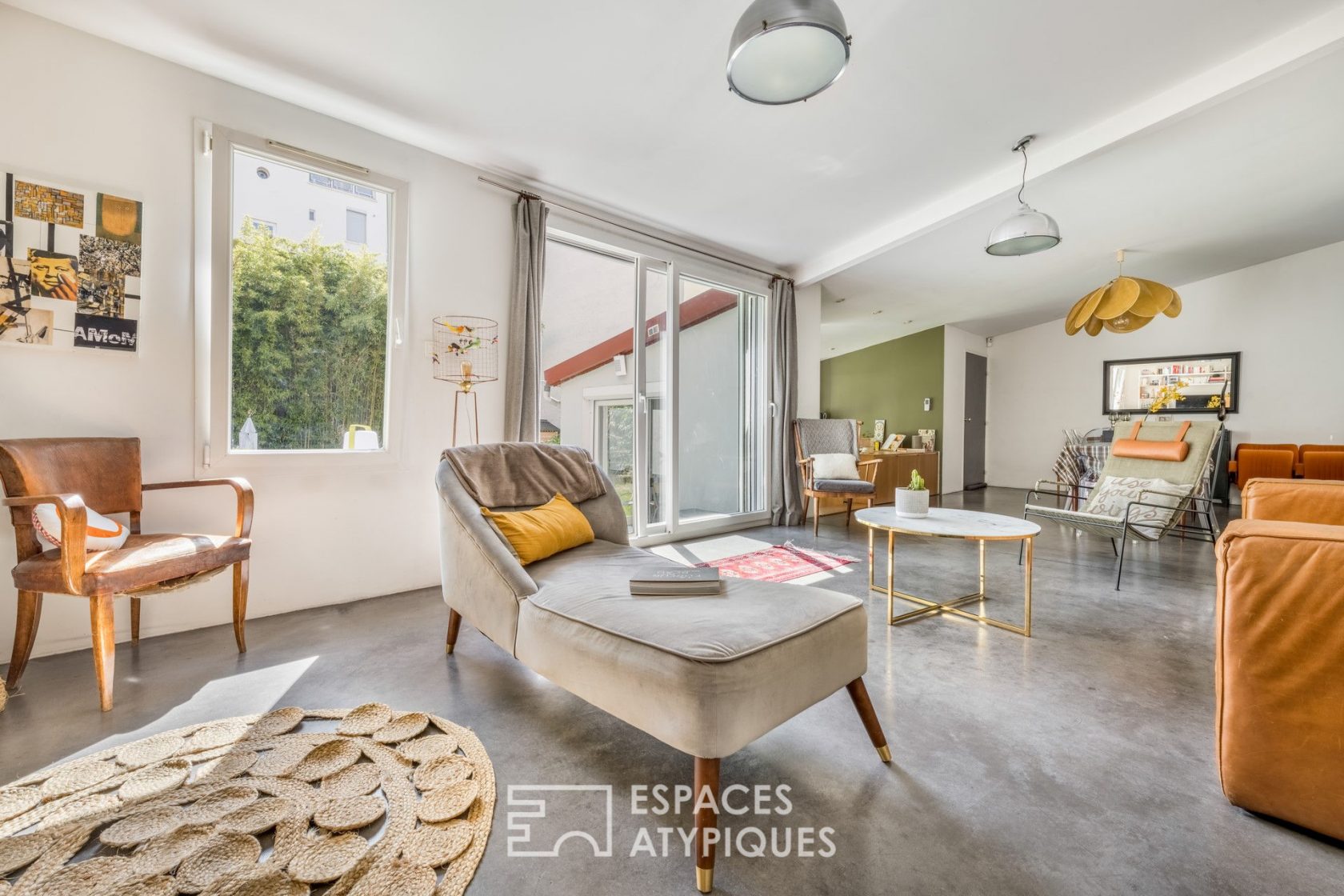 Maison loft avec jardin
