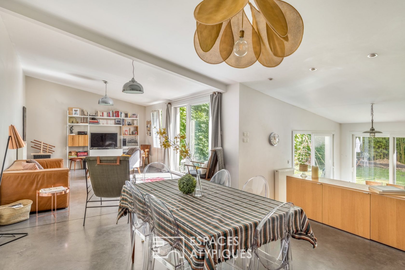Maison loft avec jardin