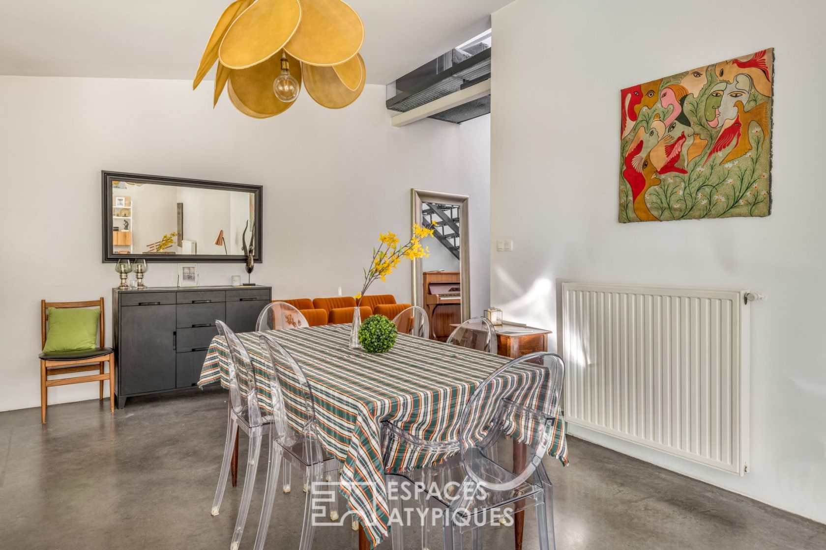 Maison loft avec jardin