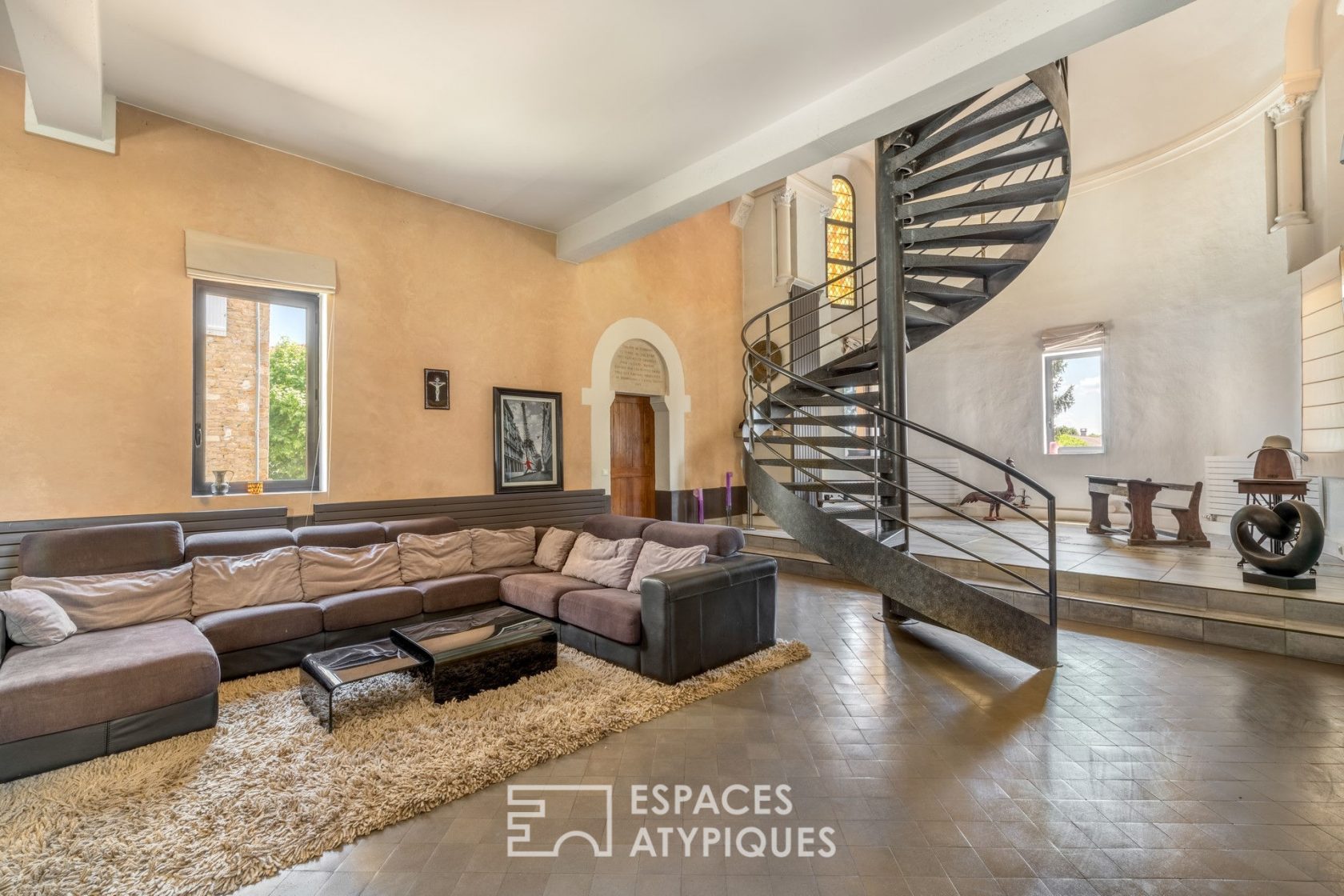Apartment in an old desecrated chapel