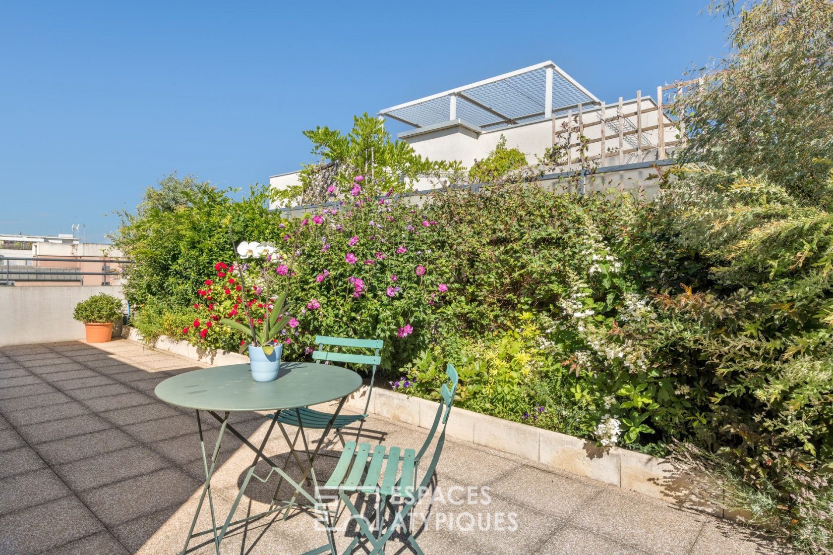 Toit terrasse avec vue