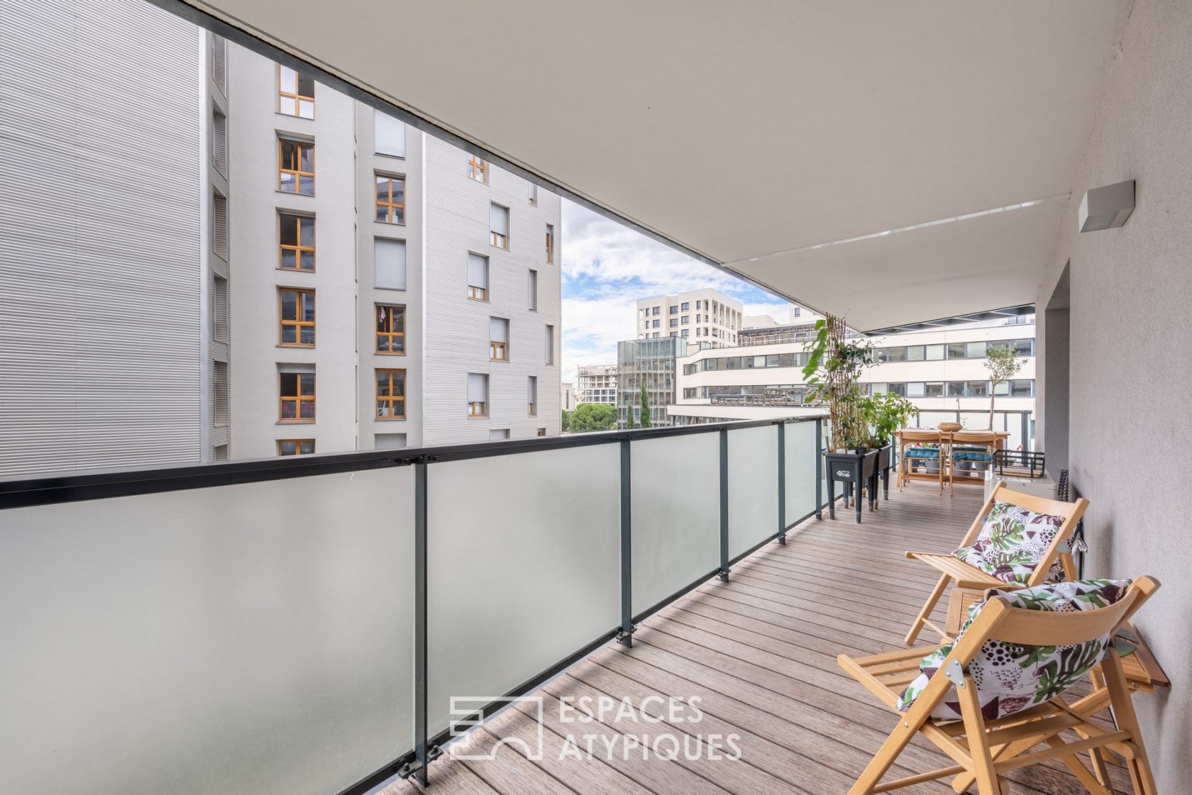 Contemporary apartment with terrace