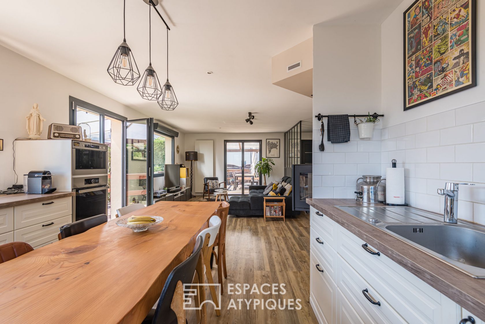 Renovated family house with garden