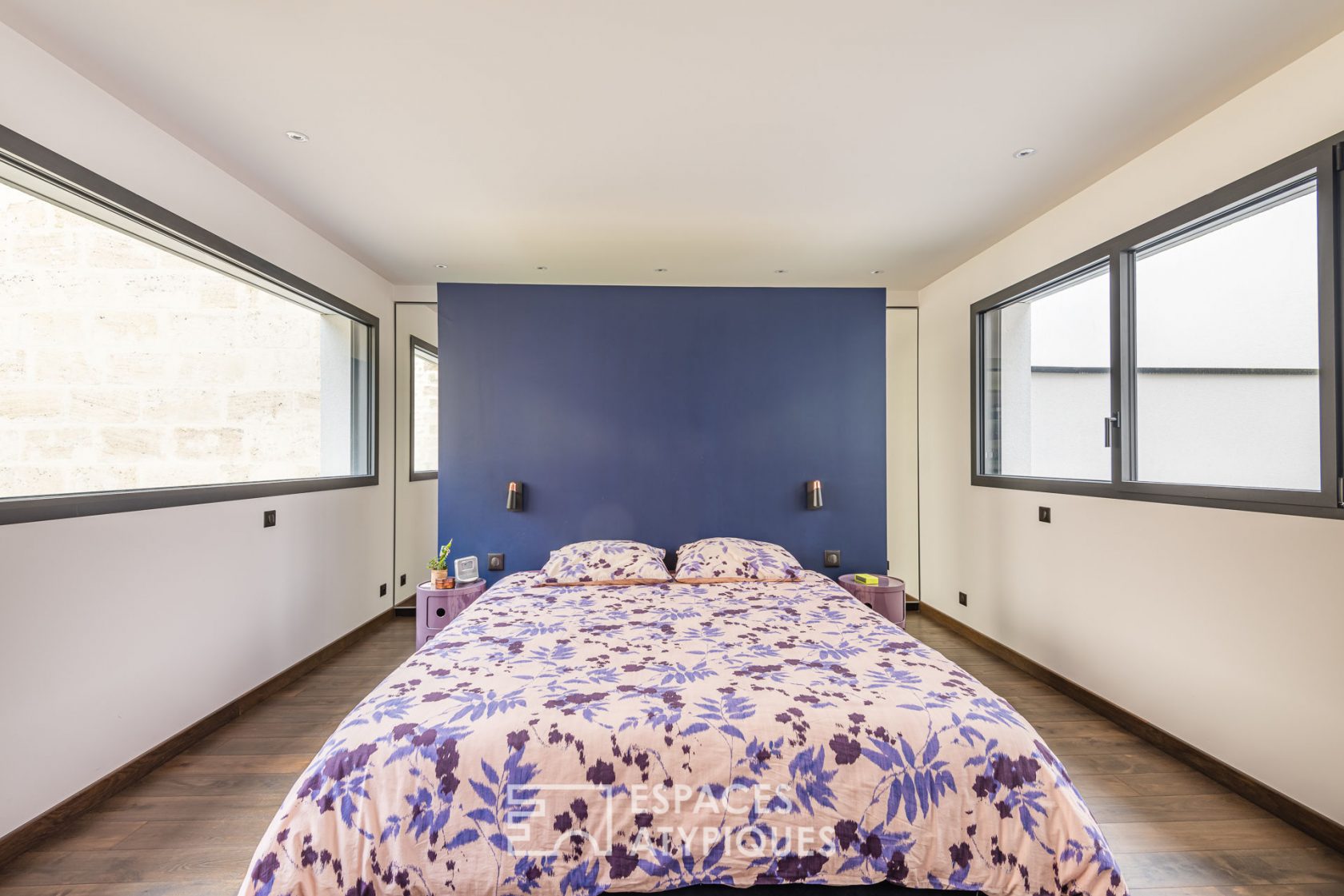 The contemporary triplex with garden in Chartrons