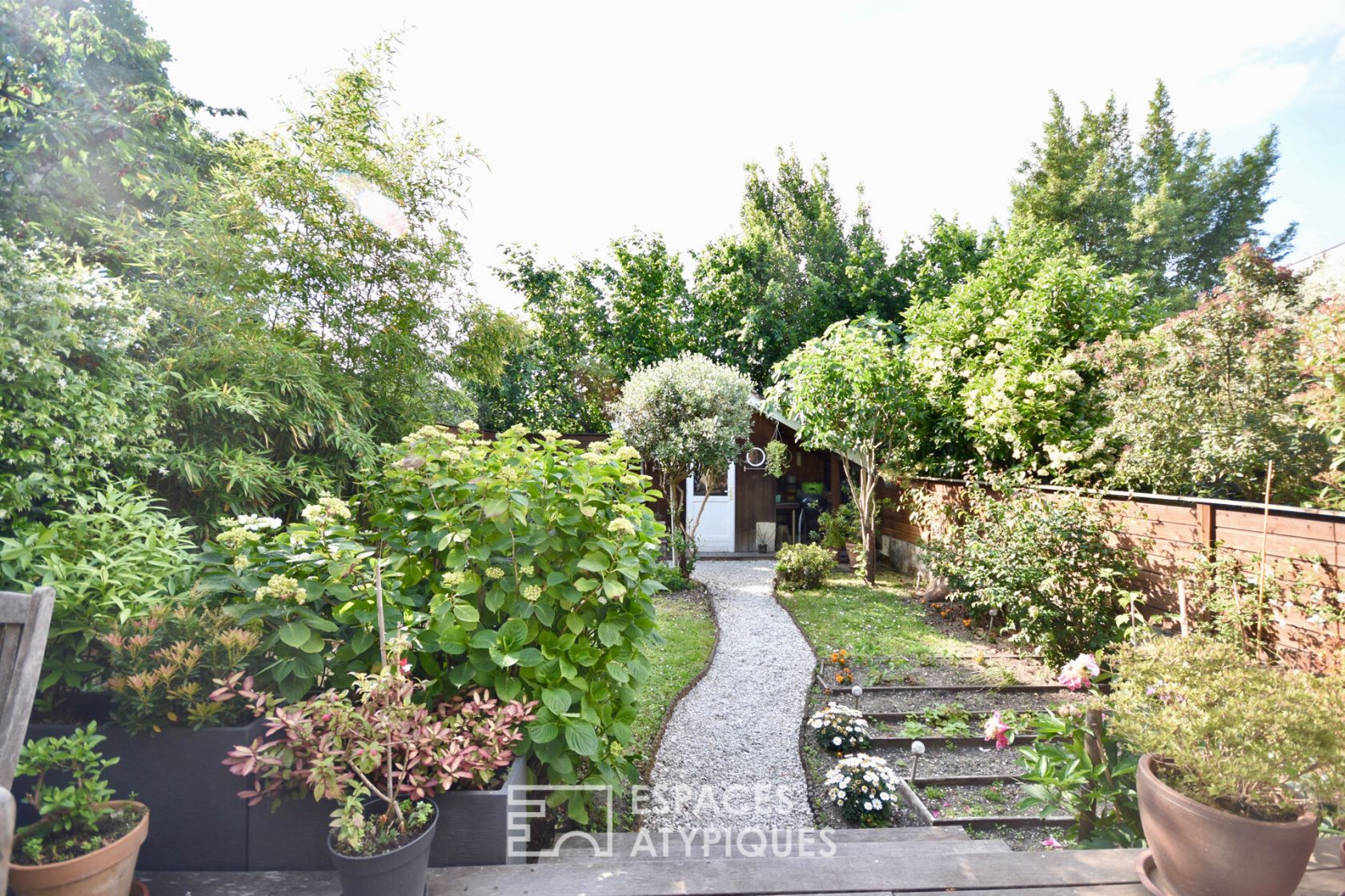 Family house with garden
