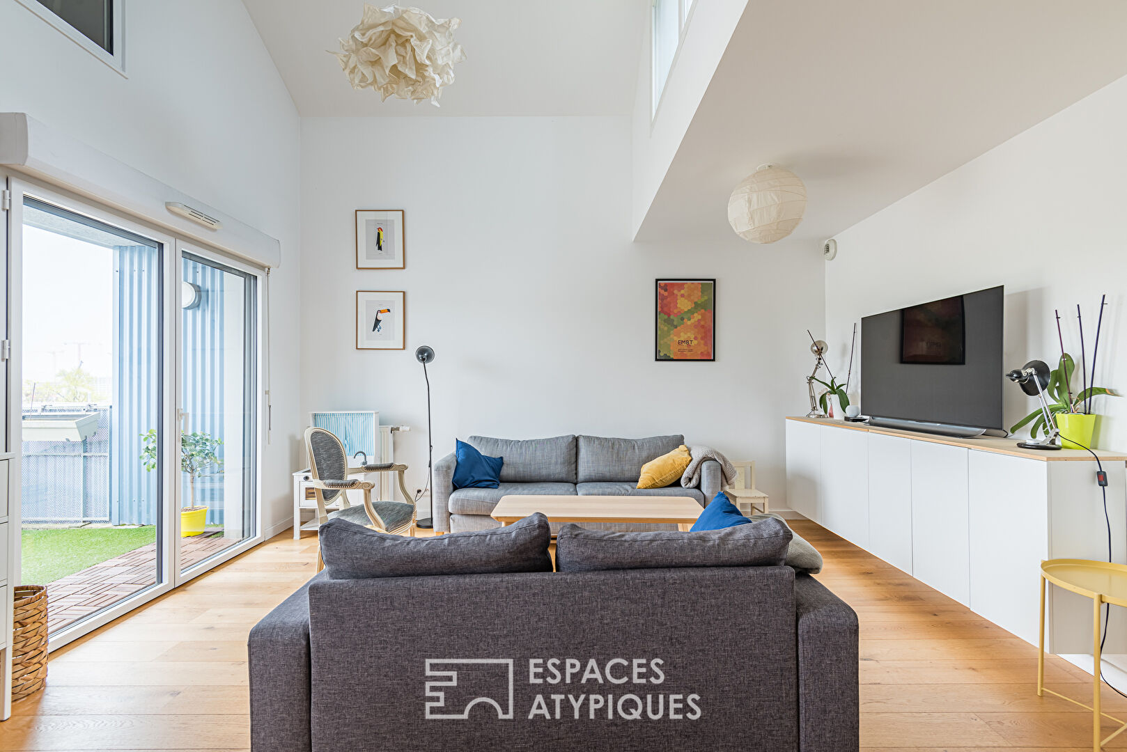 Duplex de caractère en dernier étage avec terrasses