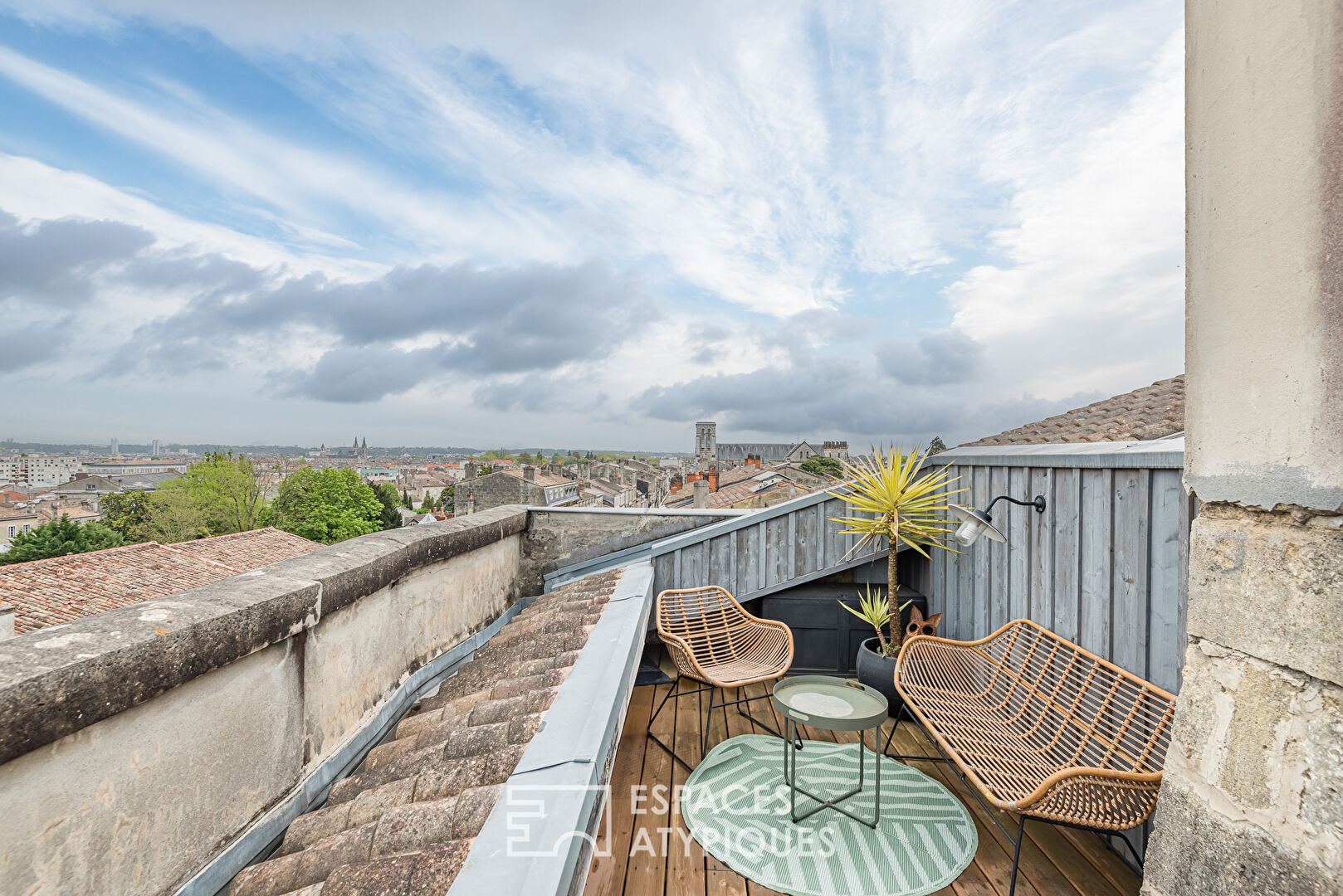 The cozy attic apartment with a view