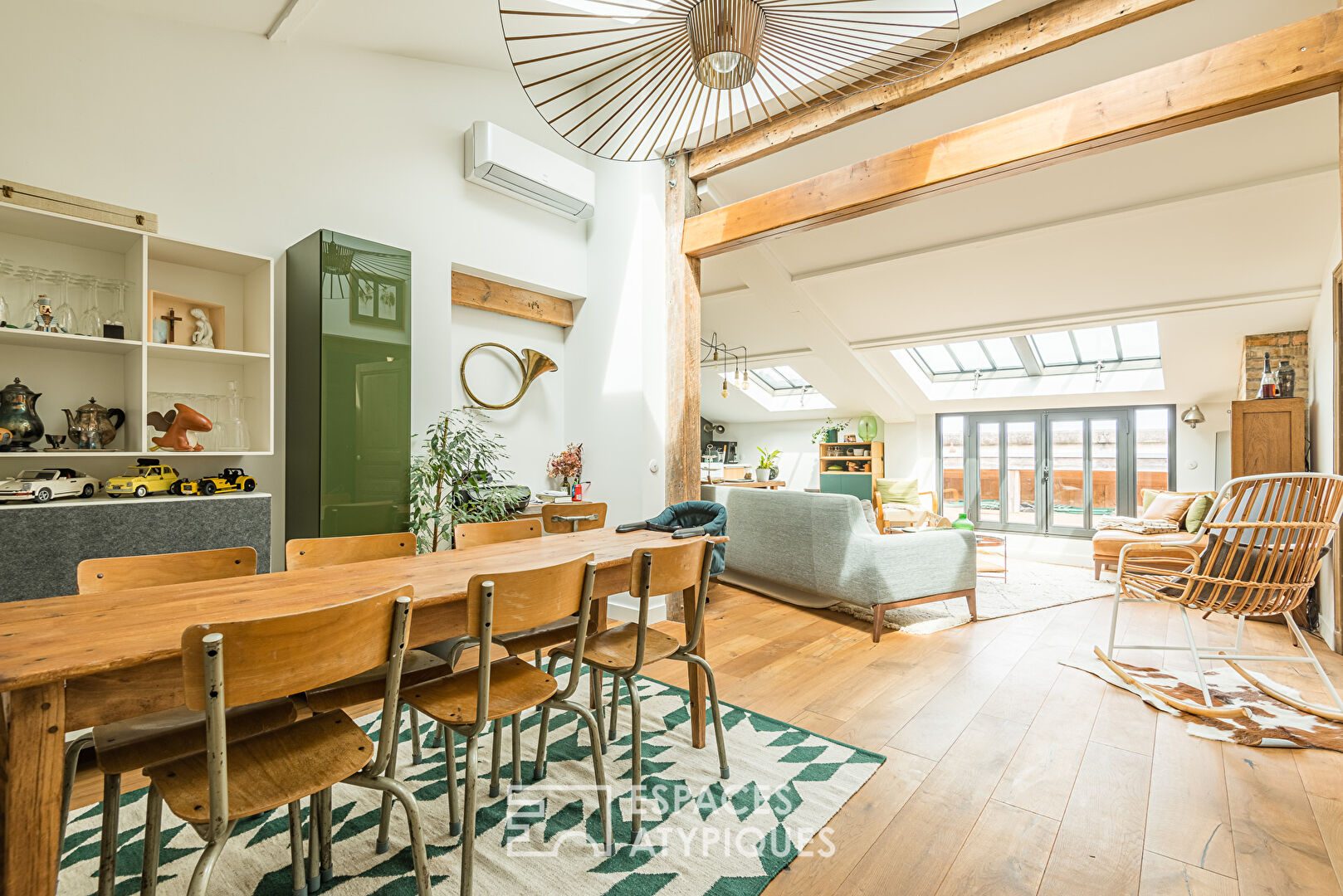 The cozy attic apartment with a view
